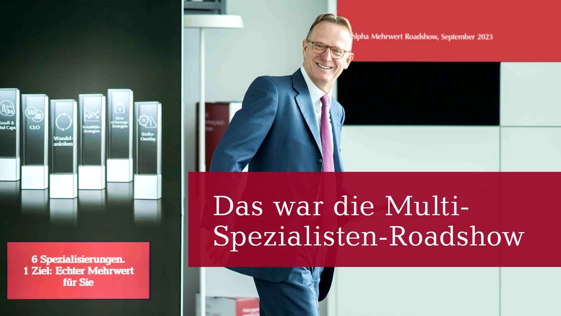 Ralf Lochmüller begrüßt die Kunden zur Roadshow in Frankfurt